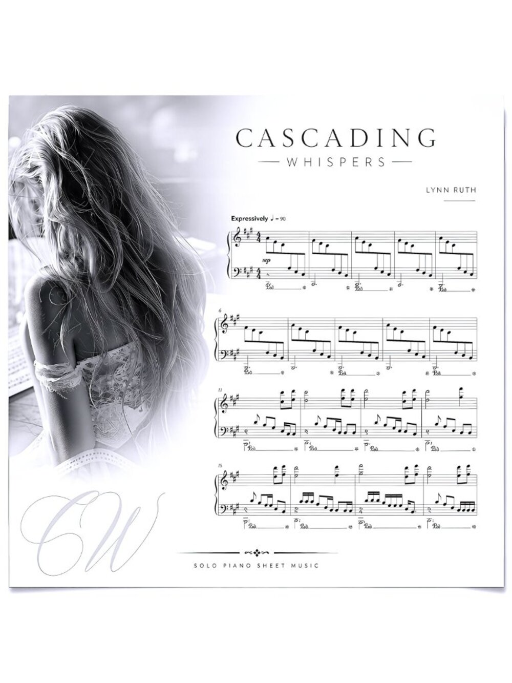 Piano Sheet Music, Sheet Music, Piano Music, flash drive necklace